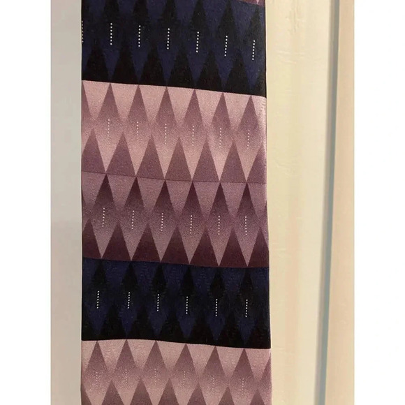 *EUC* Bergamo New York X-Long 100% Silk Tie - Big & Tall - Picture 2 of 3